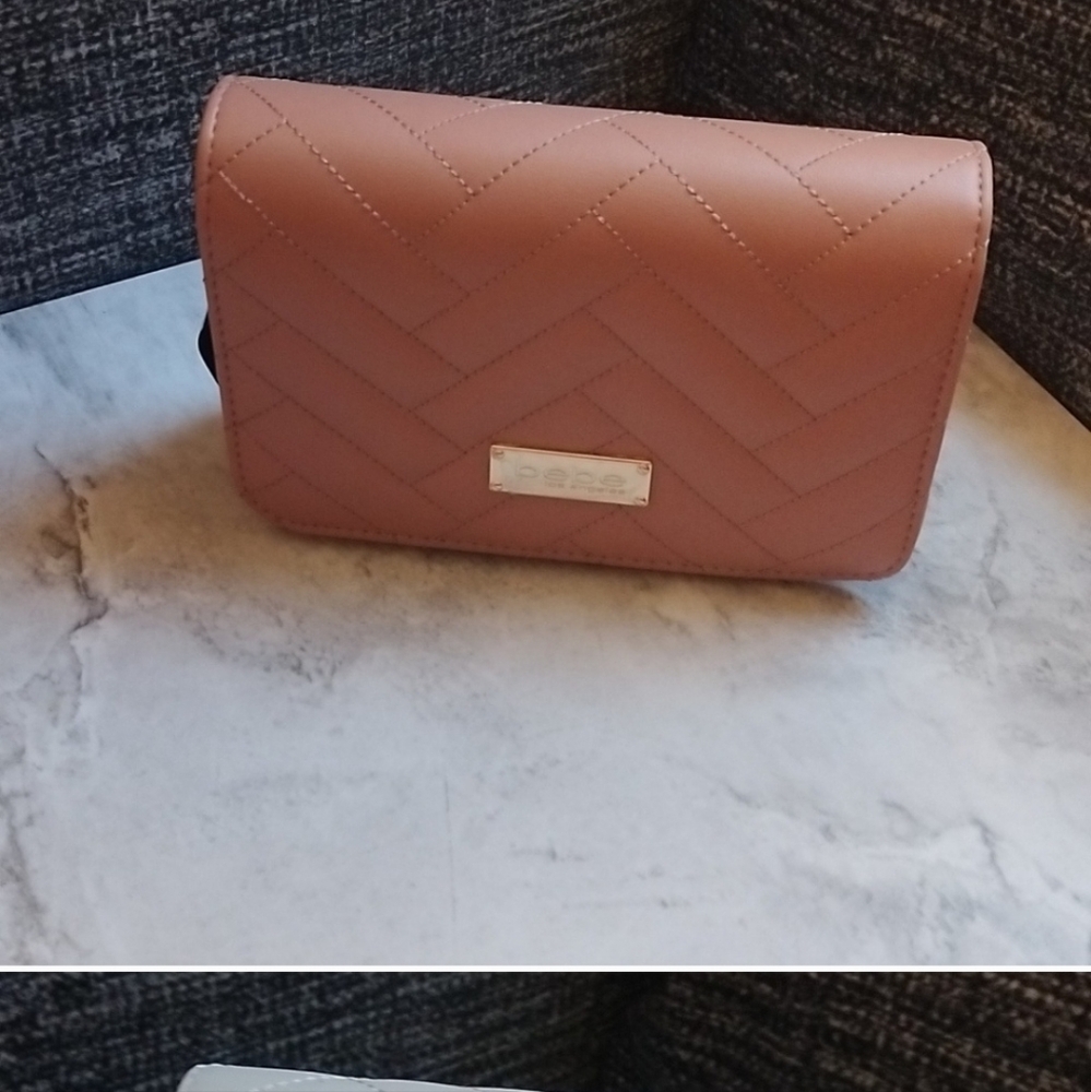 BEBE Pink blush Quilted Women's Bag